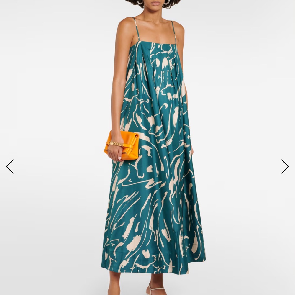 Asceno silk maxi dress